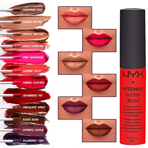 🔥NYX *SUMMER FRUIT* Intense Butter Gloss🔥W/GIFTS - Picture 4 of 8